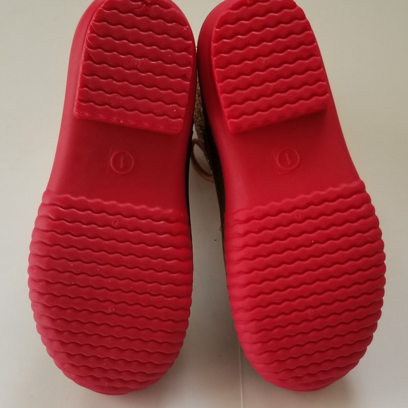 NWOB Kids glitter duck boots size 1 - Picture 3 of 7